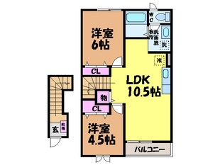 セント・ビレッヂの物件間取画像